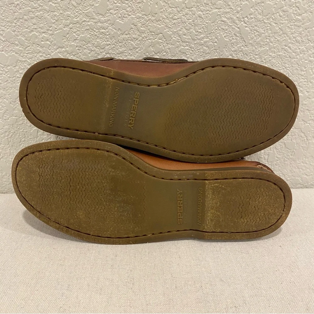 Sperry Brown Leather Original Boat Shoes Tp-Siders - Like New - Men’s 9